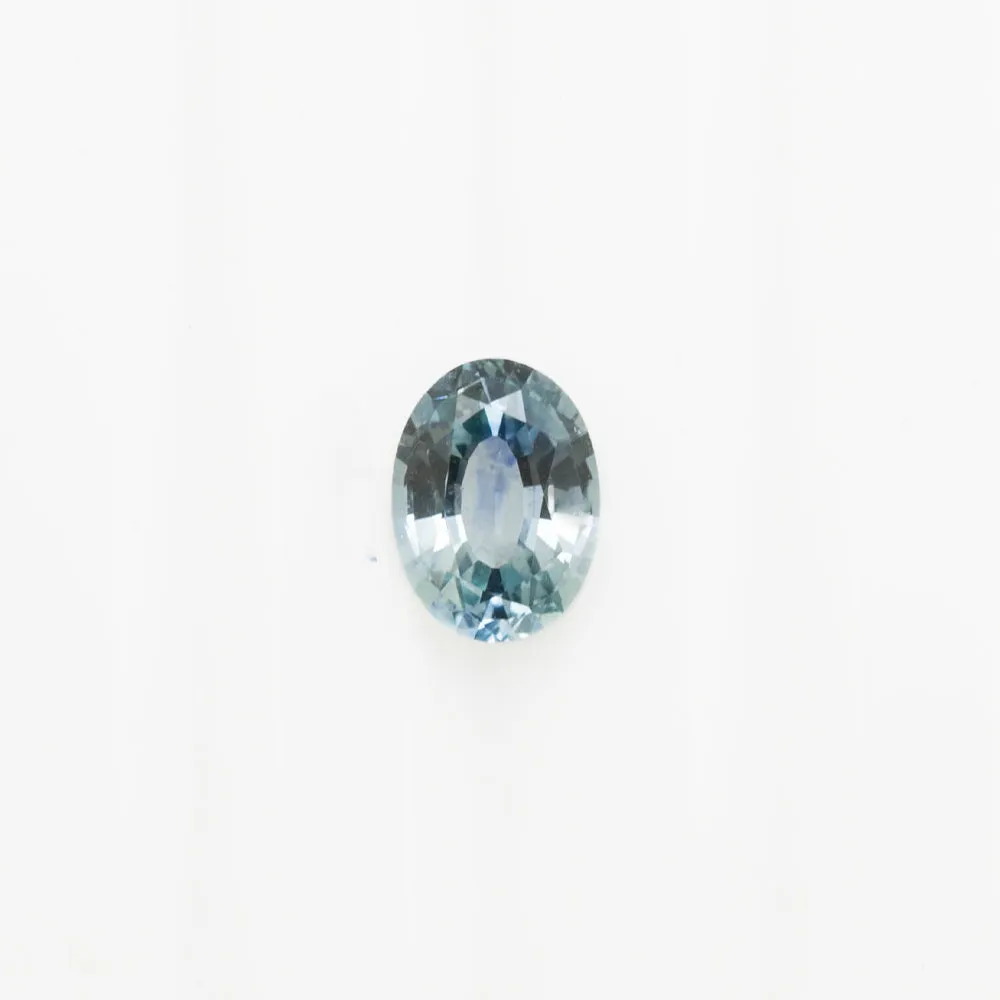 0.91ct Oval Cut Light Blue Montana Sapphire