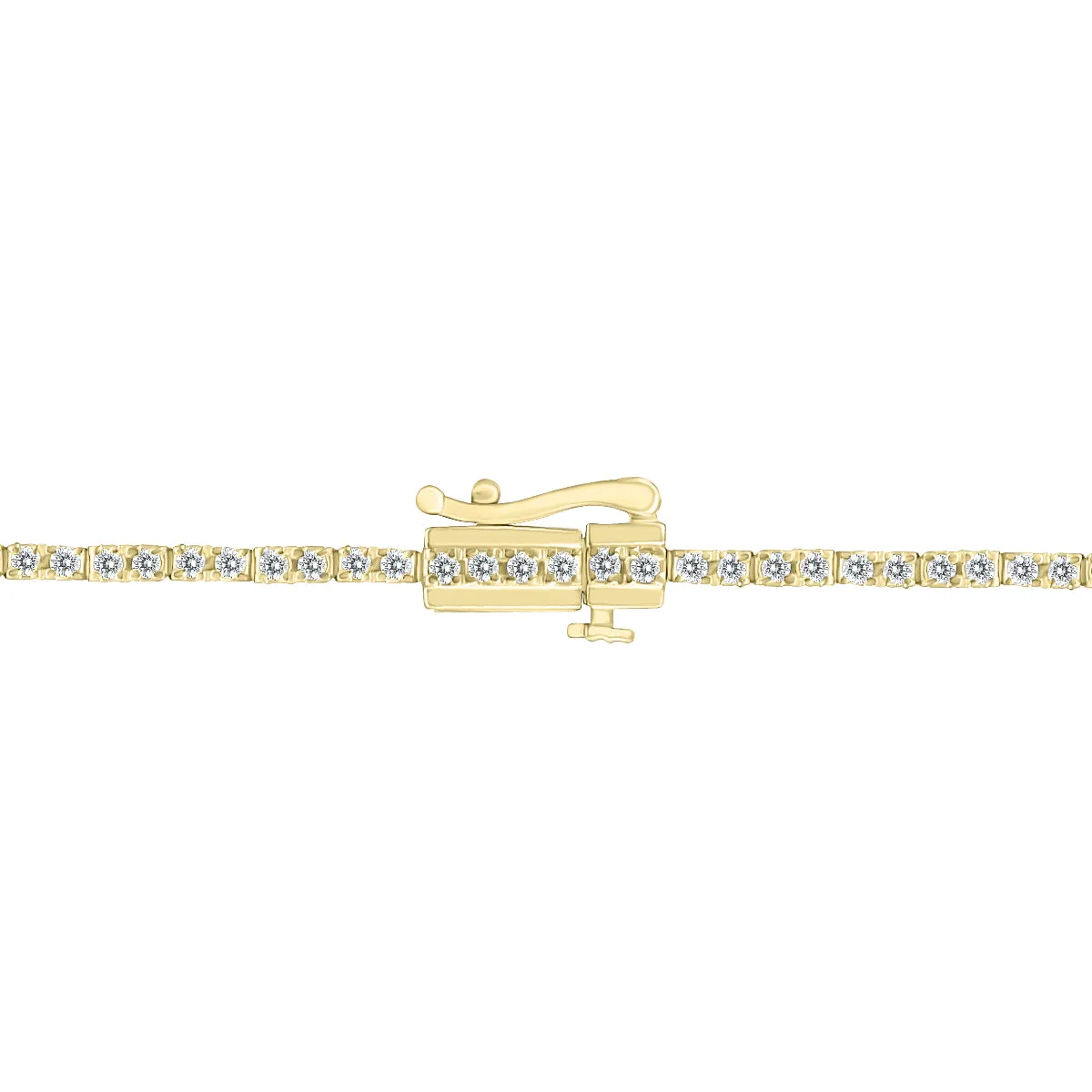 1 Carat Tw Diamond Tennis Bracelet In 14K Yellow Gold