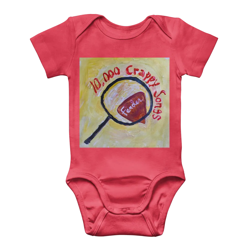 10,000 Crappy Songs Classic Baby Onesie Bodysuit