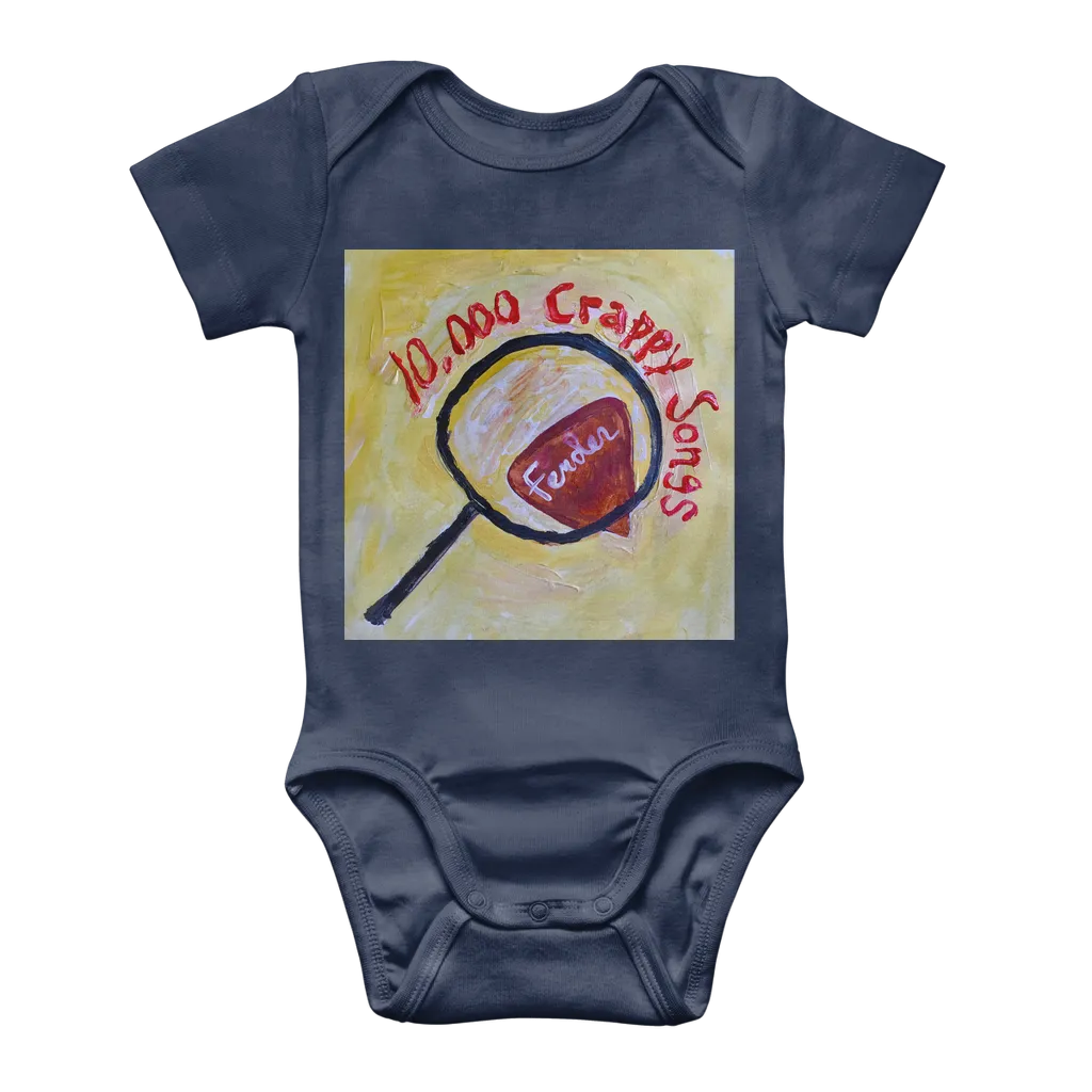 10,000 Crappy Songs Classic Baby Onesie Bodysuit