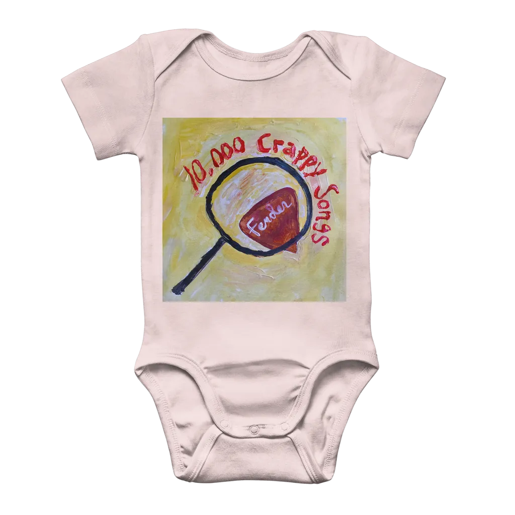 10,000 Crappy Songs Classic Baby Onesie Bodysuit