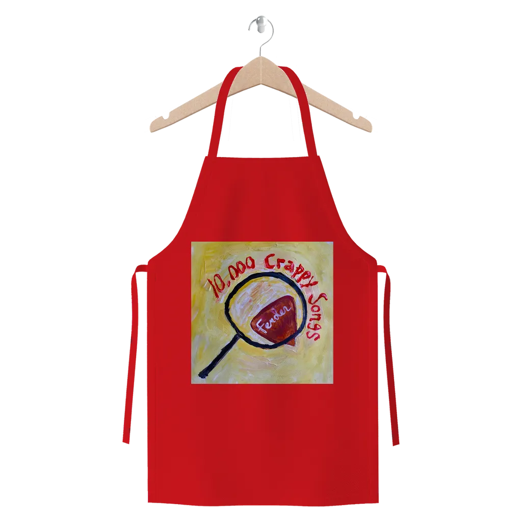 10,000 Crappy Songs Premium Jersey Apron