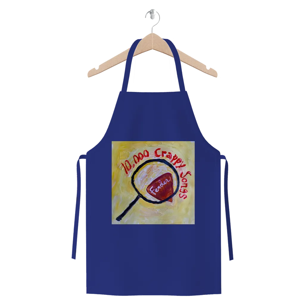 10,000 Crappy Songs Premium Jersey Apron