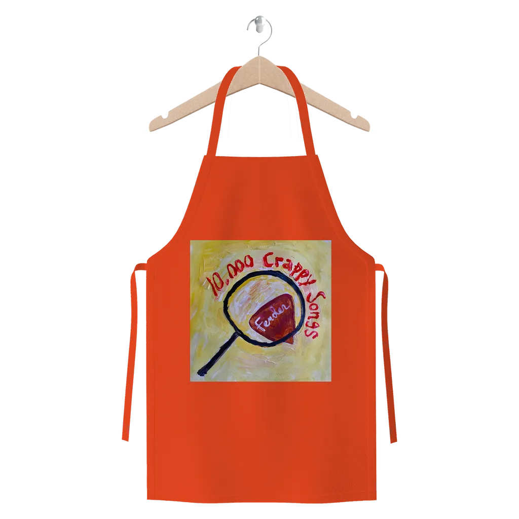 10,000 Crappy Songs Premium Jersey Apron