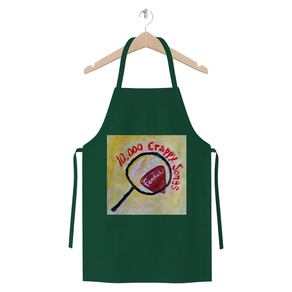 10,000 Crappy Songs Premium Jersey Apron