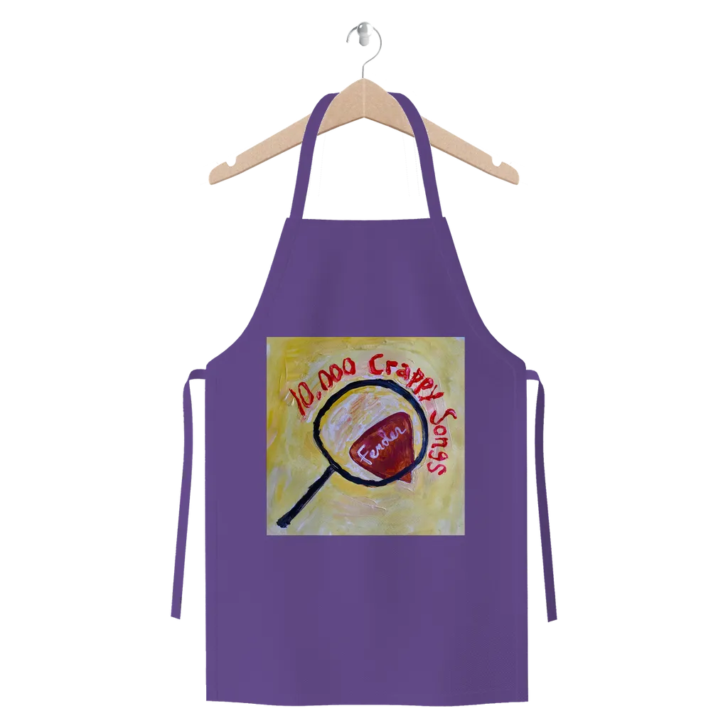 10,000 Crappy Songs Premium Jersey Apron