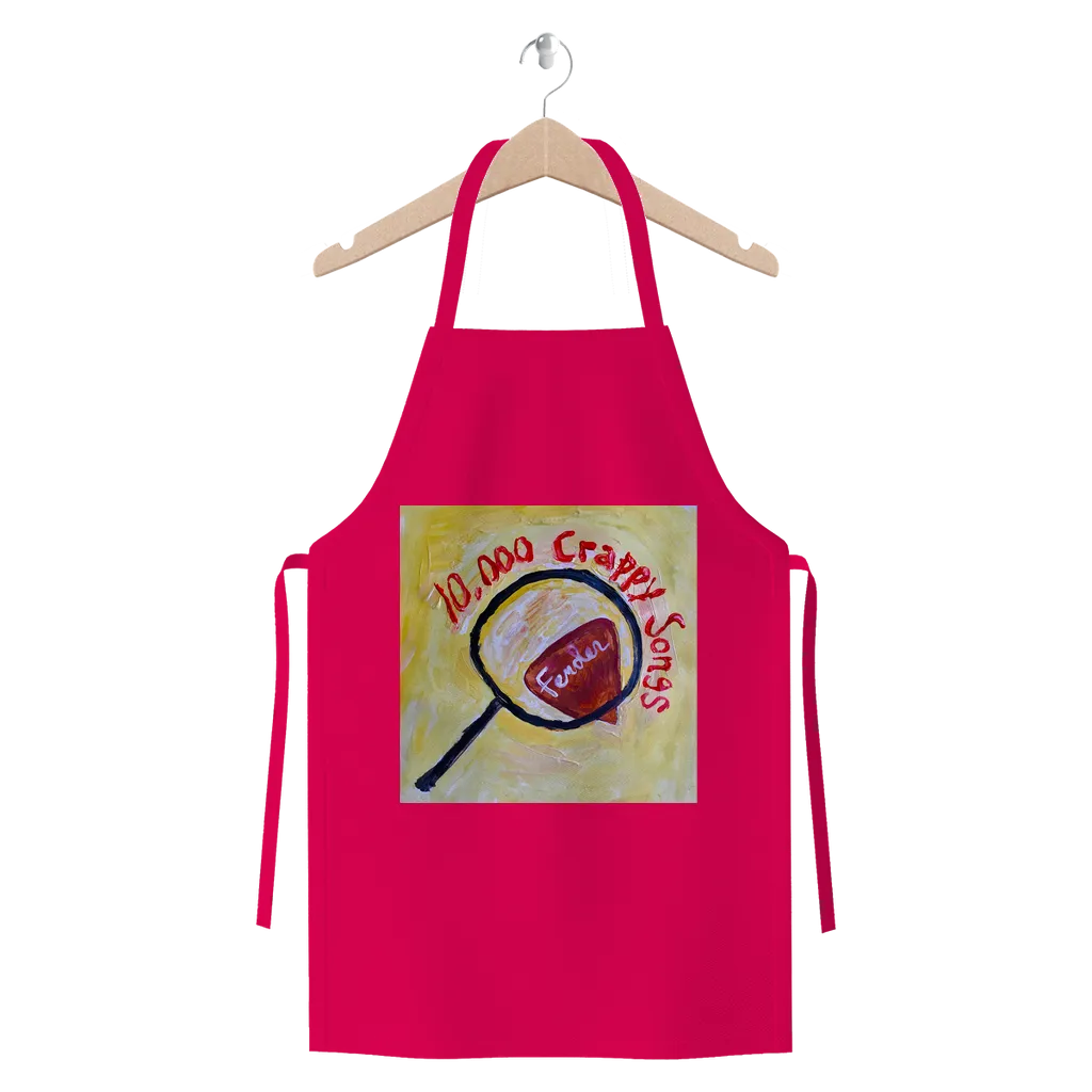 10,000 Crappy Songs Premium Jersey Apron