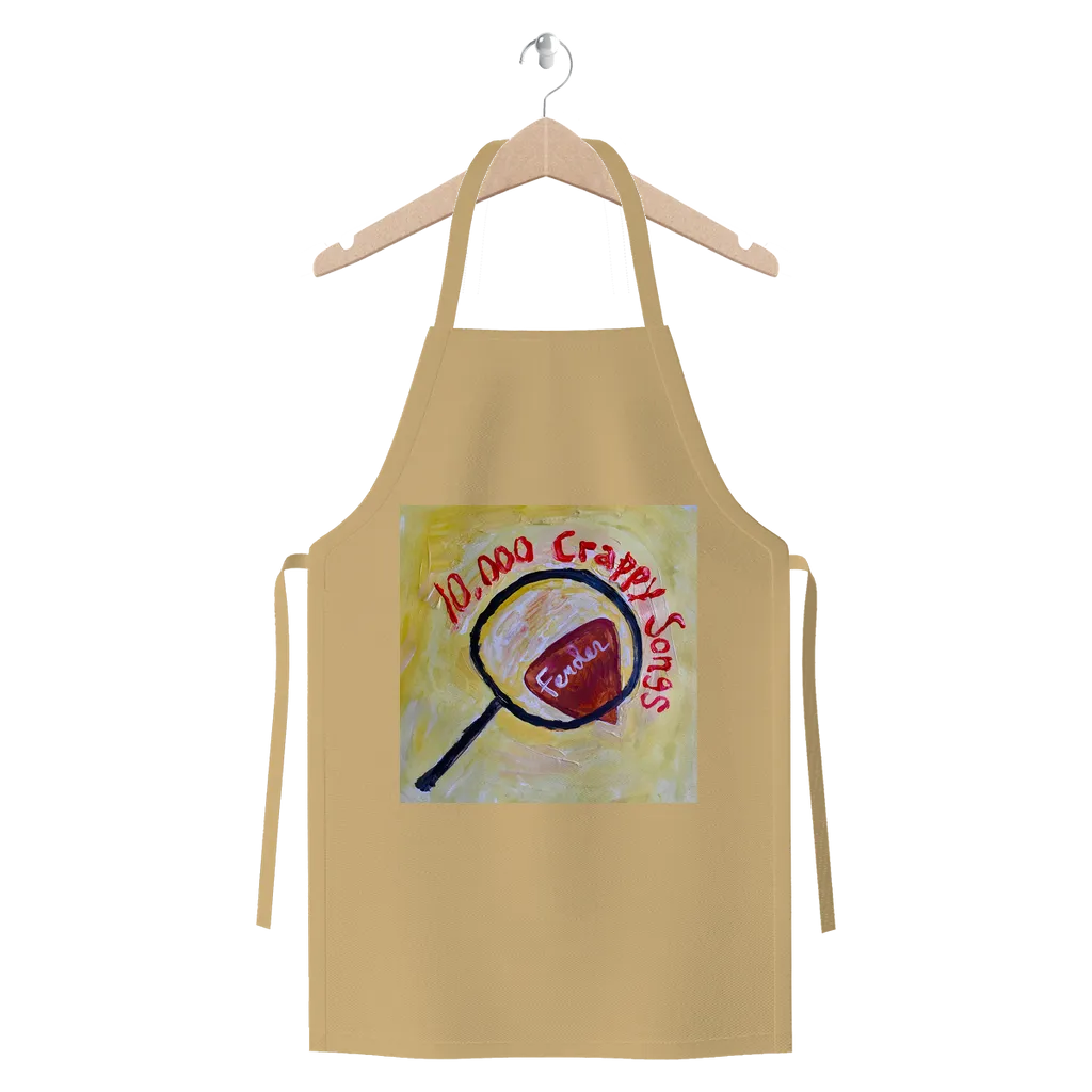 10,000 Crappy Songs Premium Jersey Apron