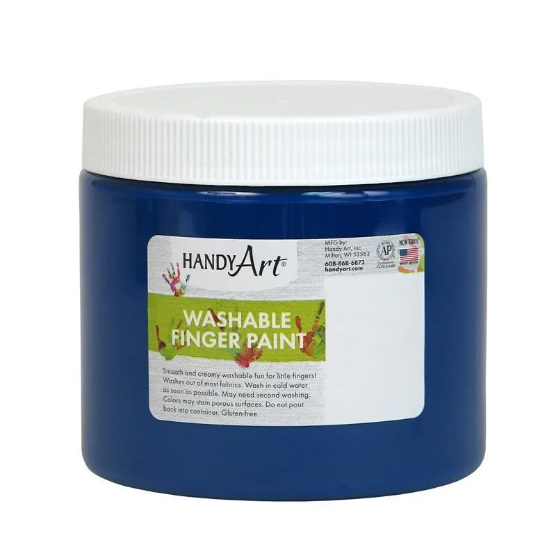 (12 Ea)Handy Art Blue 16 Oz Washable