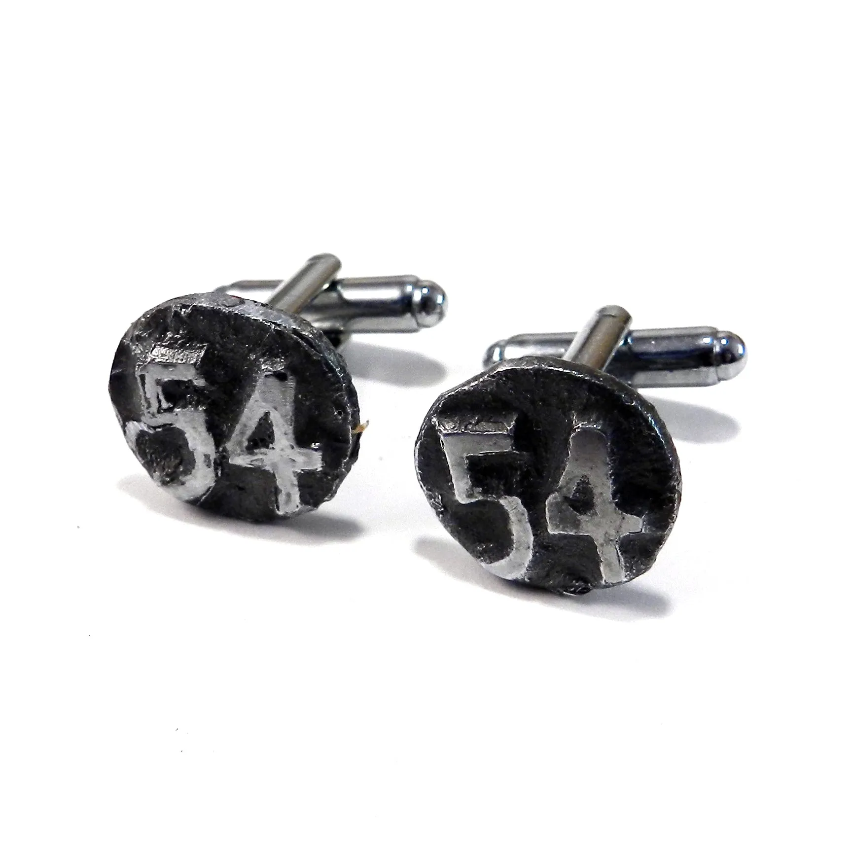 1954 Railroad Date Nail Cufflinks