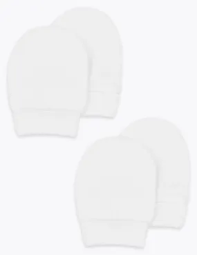 2 Pack Organic Cotton Mittens