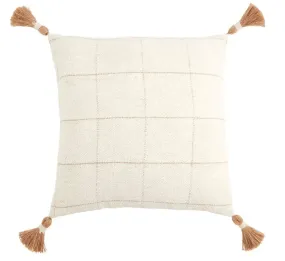 20" Square Woven Pillow