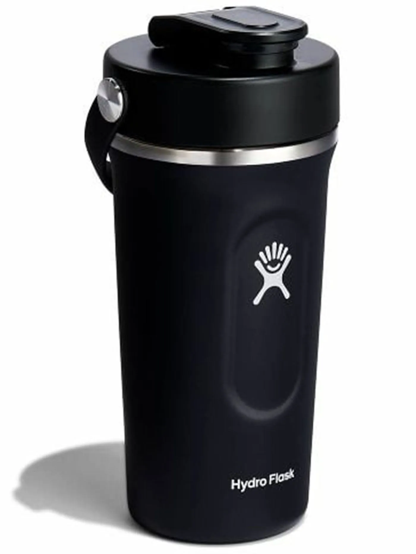 24 oz Insulated Shaker Black Bottle