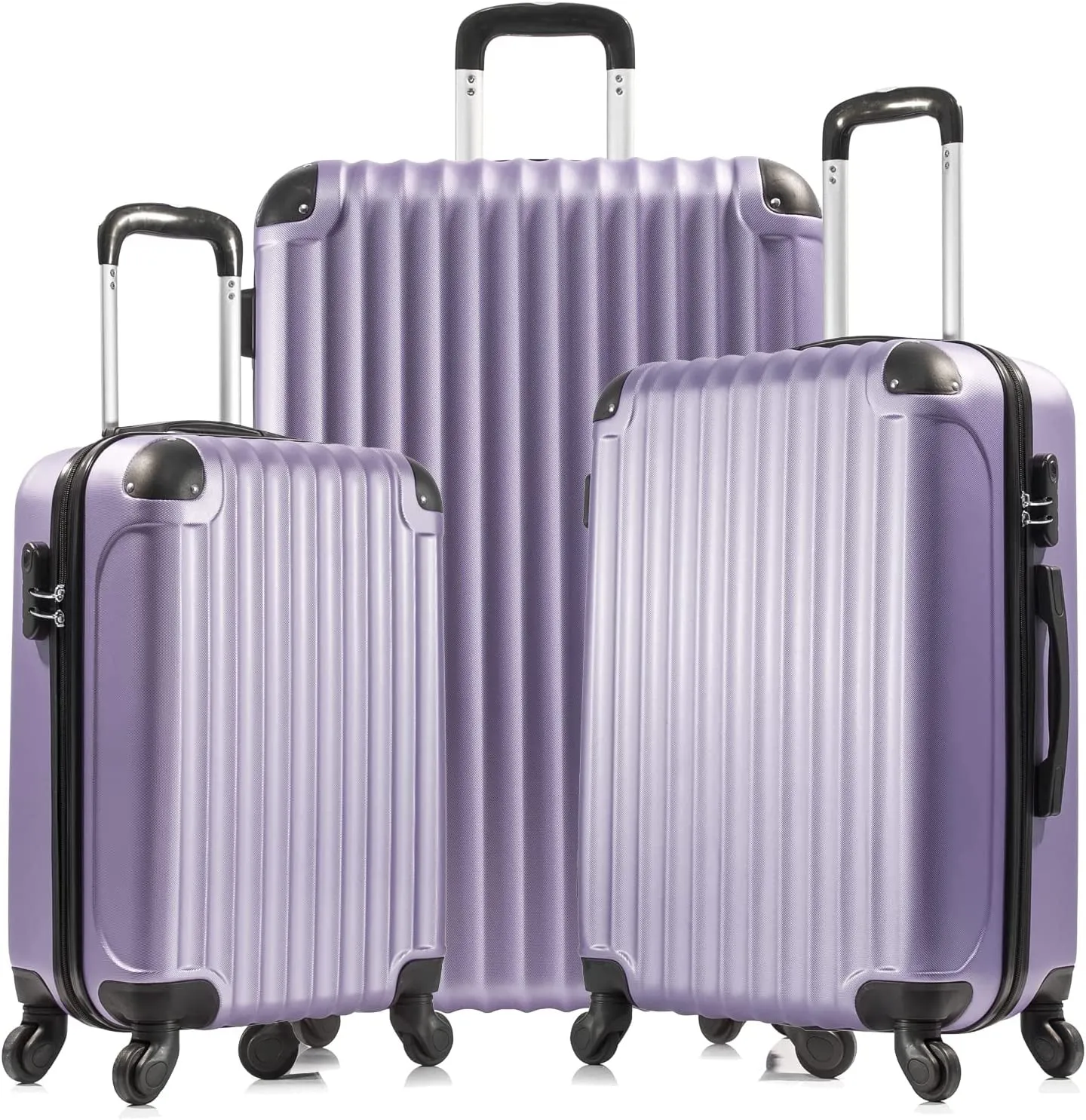 3 Piece Suitcase with Spinner Wheels, Luggage Suitcases Lightweight Clearance, Travel Luggage Set Includes 20 /24 /28 Inch