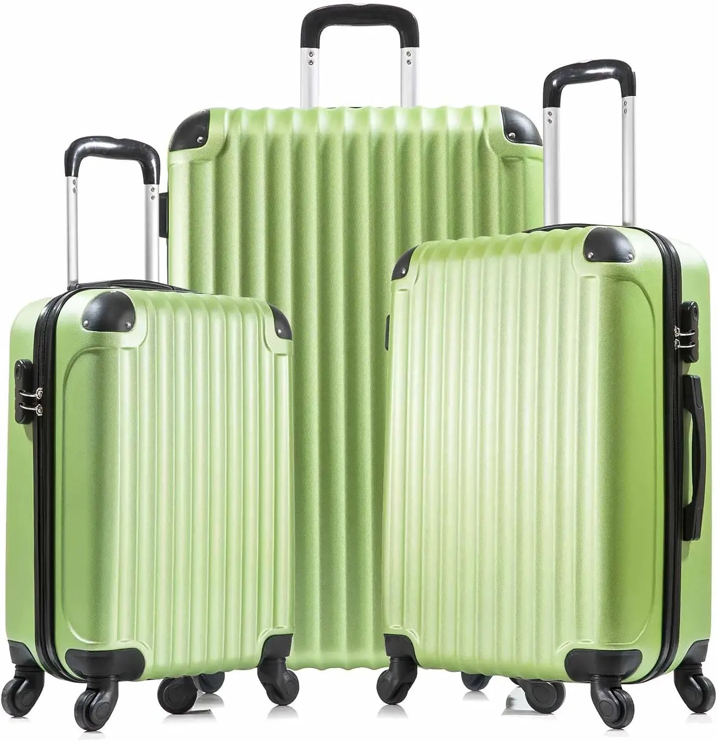 3 Piece Suitcase with Spinner Wheels, Luggage Suitcases Lightweight Clearance, Travel Luggage Set Includes 20 /24 /28 Inch