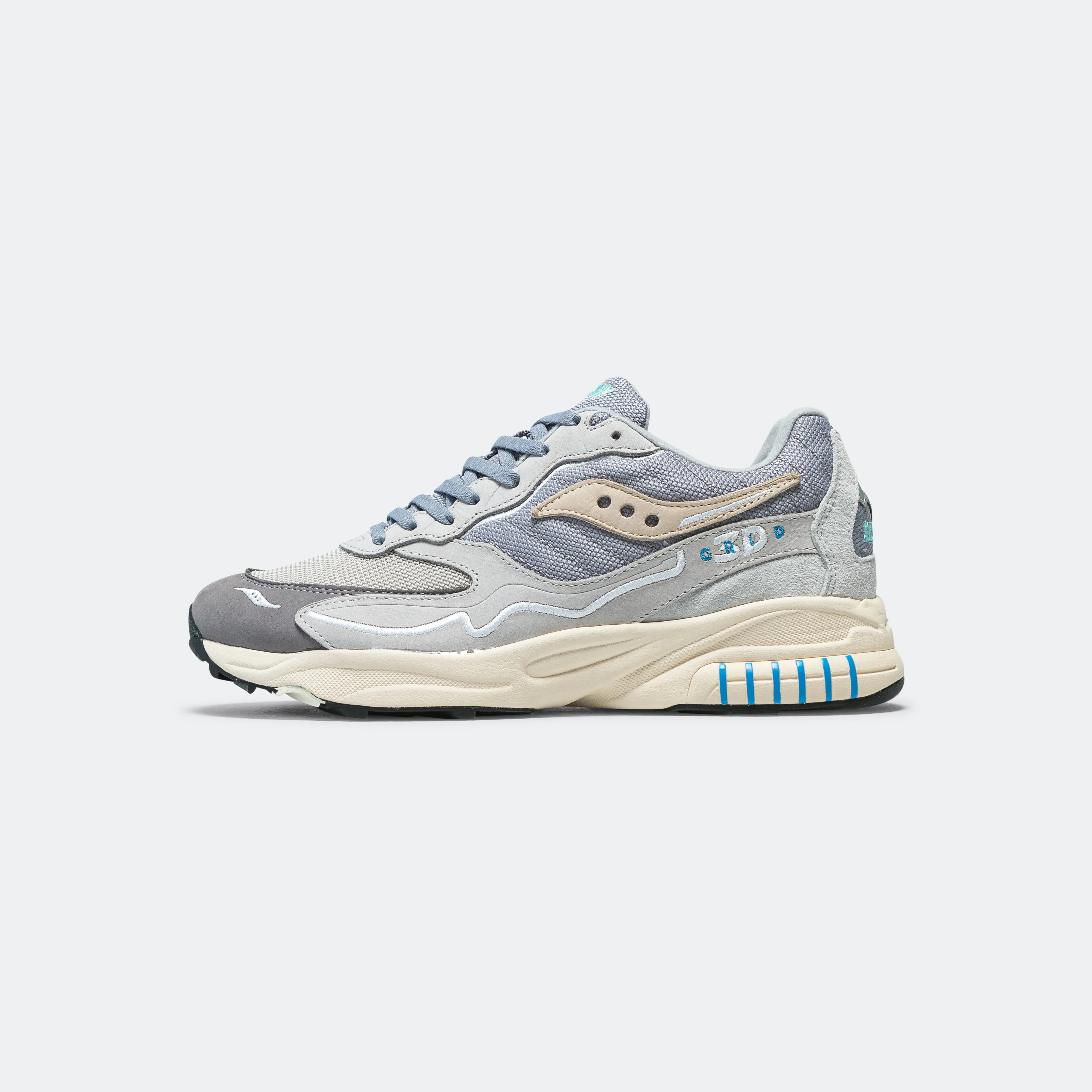 3D Grid Hurricane - Grey/Blue