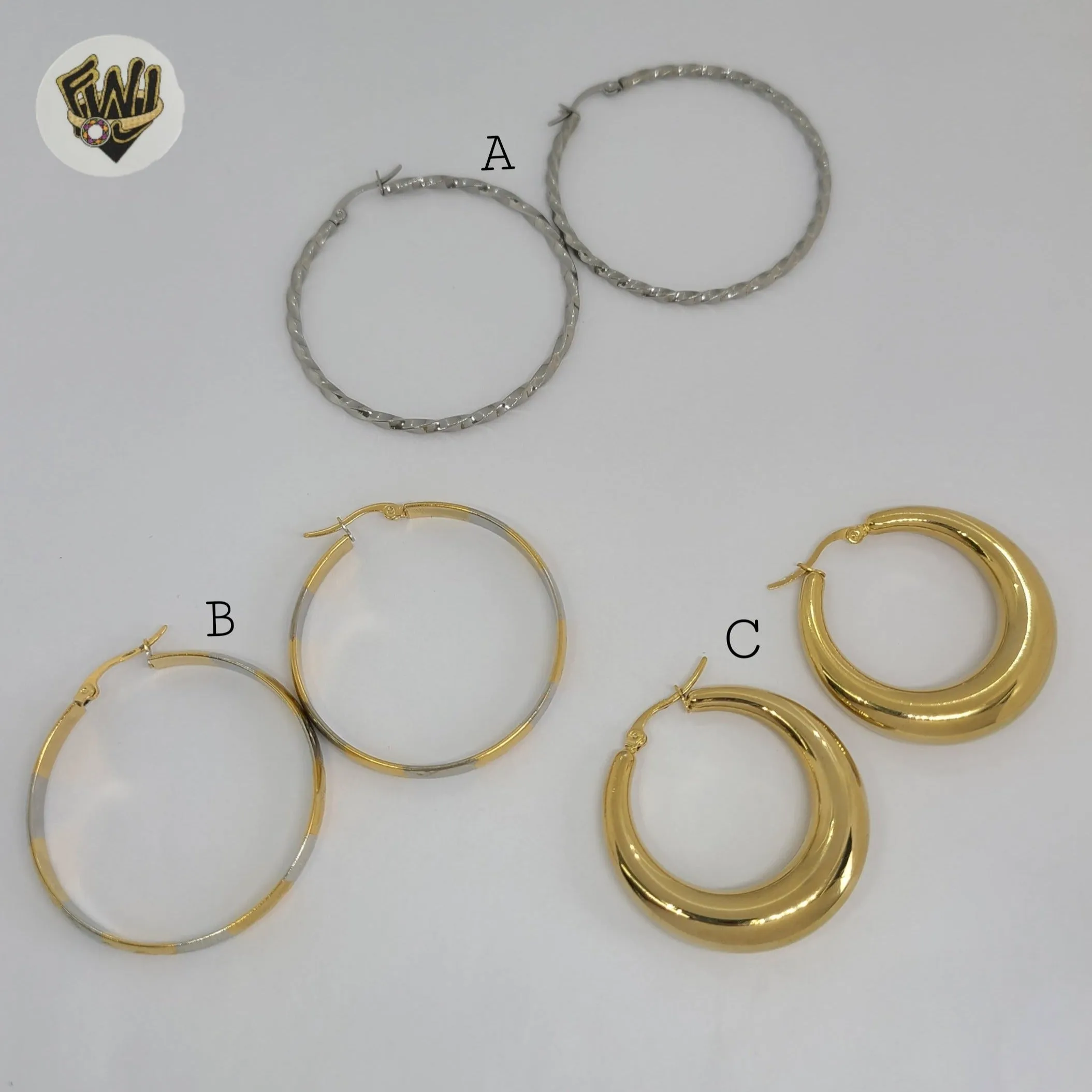 (4-2128) Stainless Steel - Hoops.