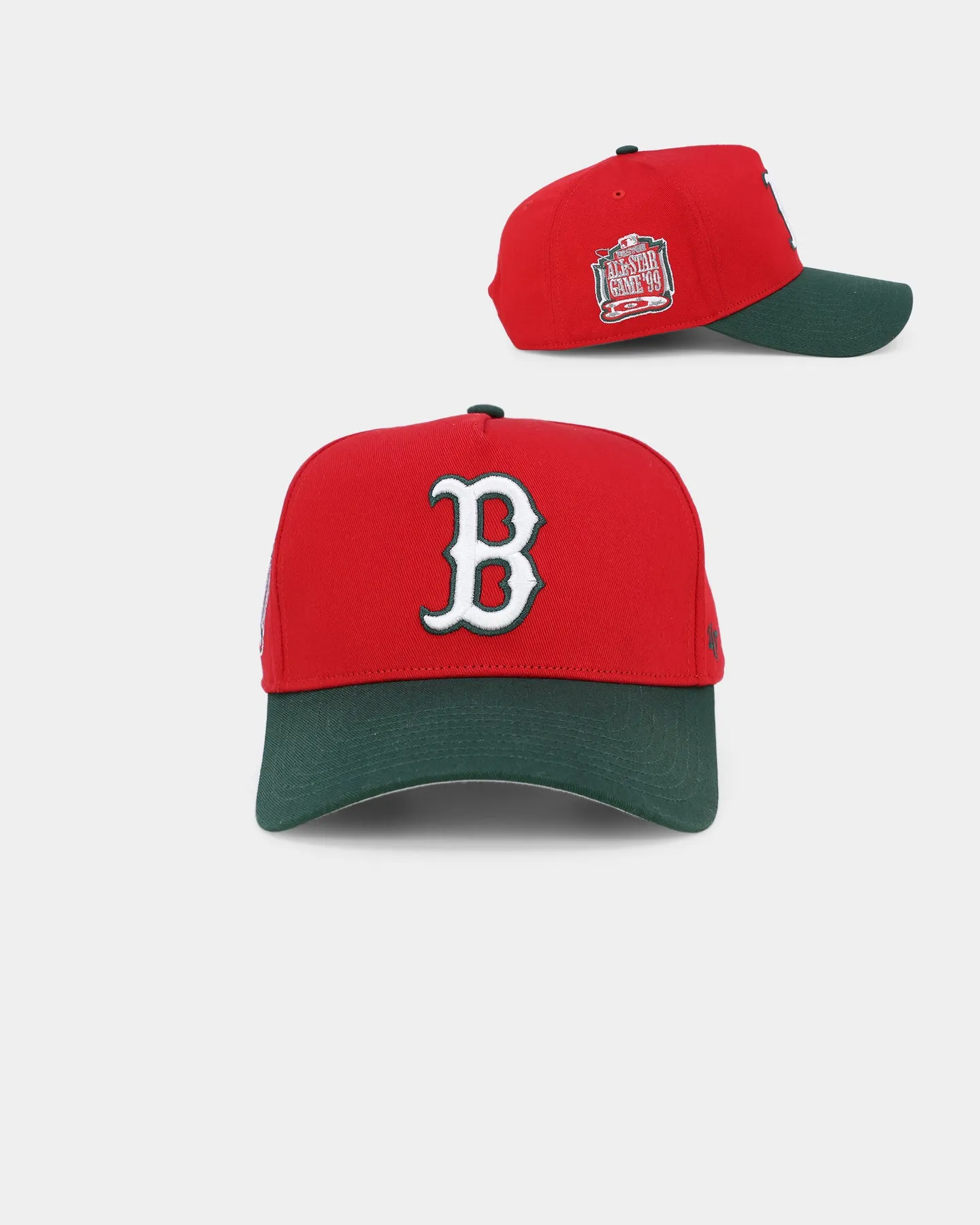 47 Brand Boston Red Sox 'Scarlet Pines' Sure Shot '47 MVP DT Snapback Red/Dark Green