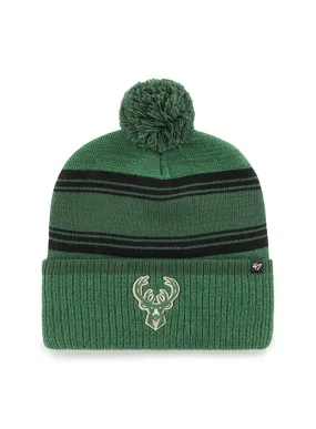 '47 Brand Cuff Pom Fadeout Milwaukee Bucks Knit Hat