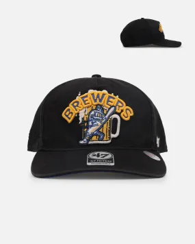 47 Brand Milwaukee Brewers 'MLB Trophy Case' 47 Hitch Snapback Black