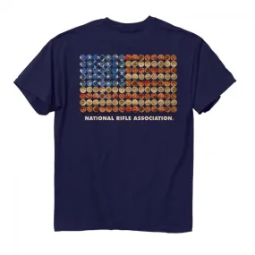 7420 NRA Shot Gun Flag T-Shirt