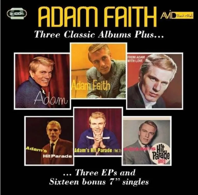 Adam Faith CD - Three Classic Albums Plus