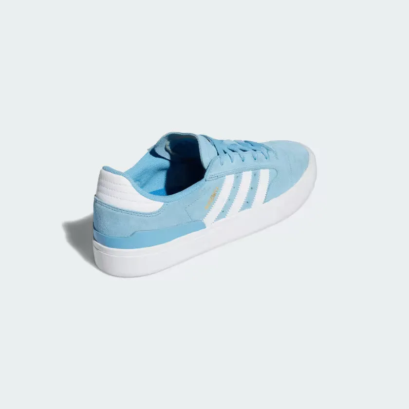 Adidas  Busenitz Vulc II Skate Shoes - Cloud White / Cloud White / Gold Metallic