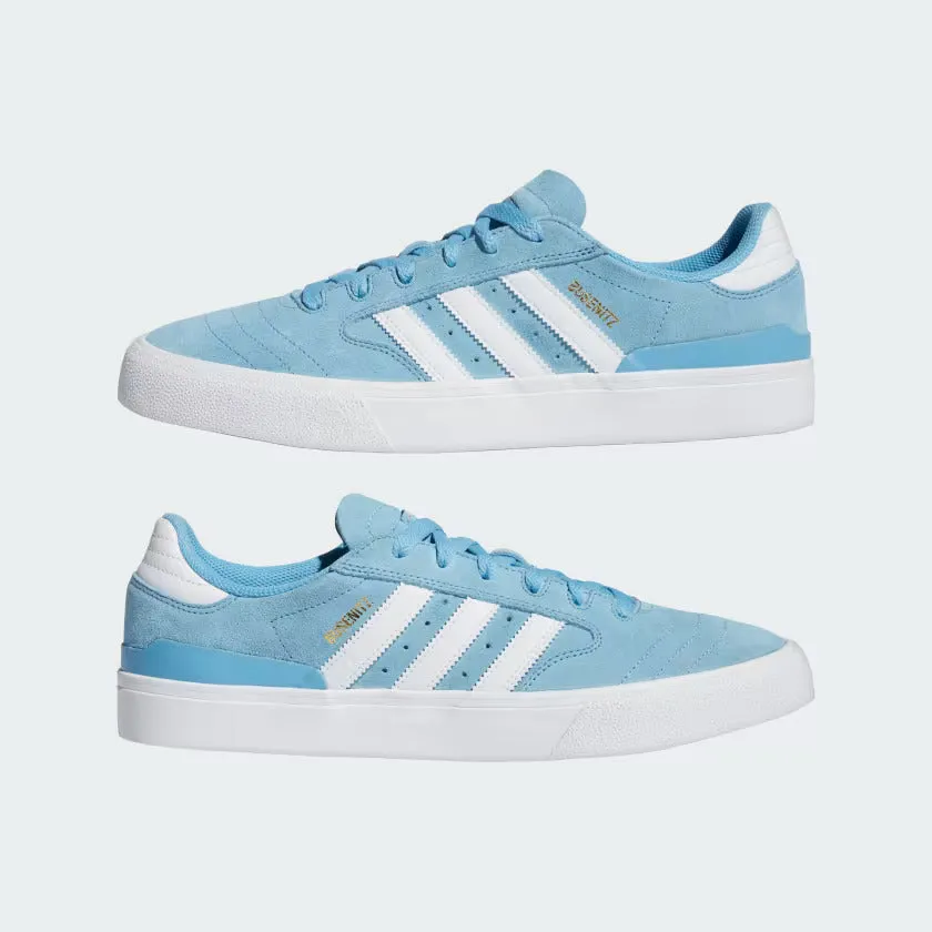 Adidas  Busenitz Vulc II Skate Shoes - Cloud White / Cloud White / Gold Metallic