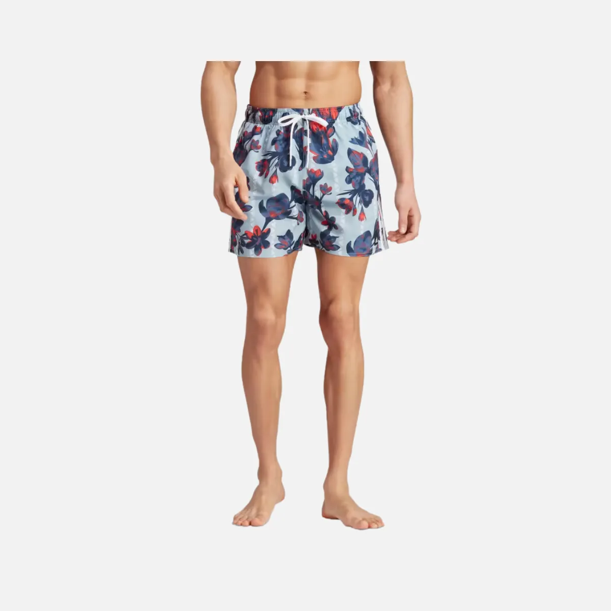 Adidas Floral CLX Men's Shorts -Wonder Blue / Crew Blue / Legend Ink