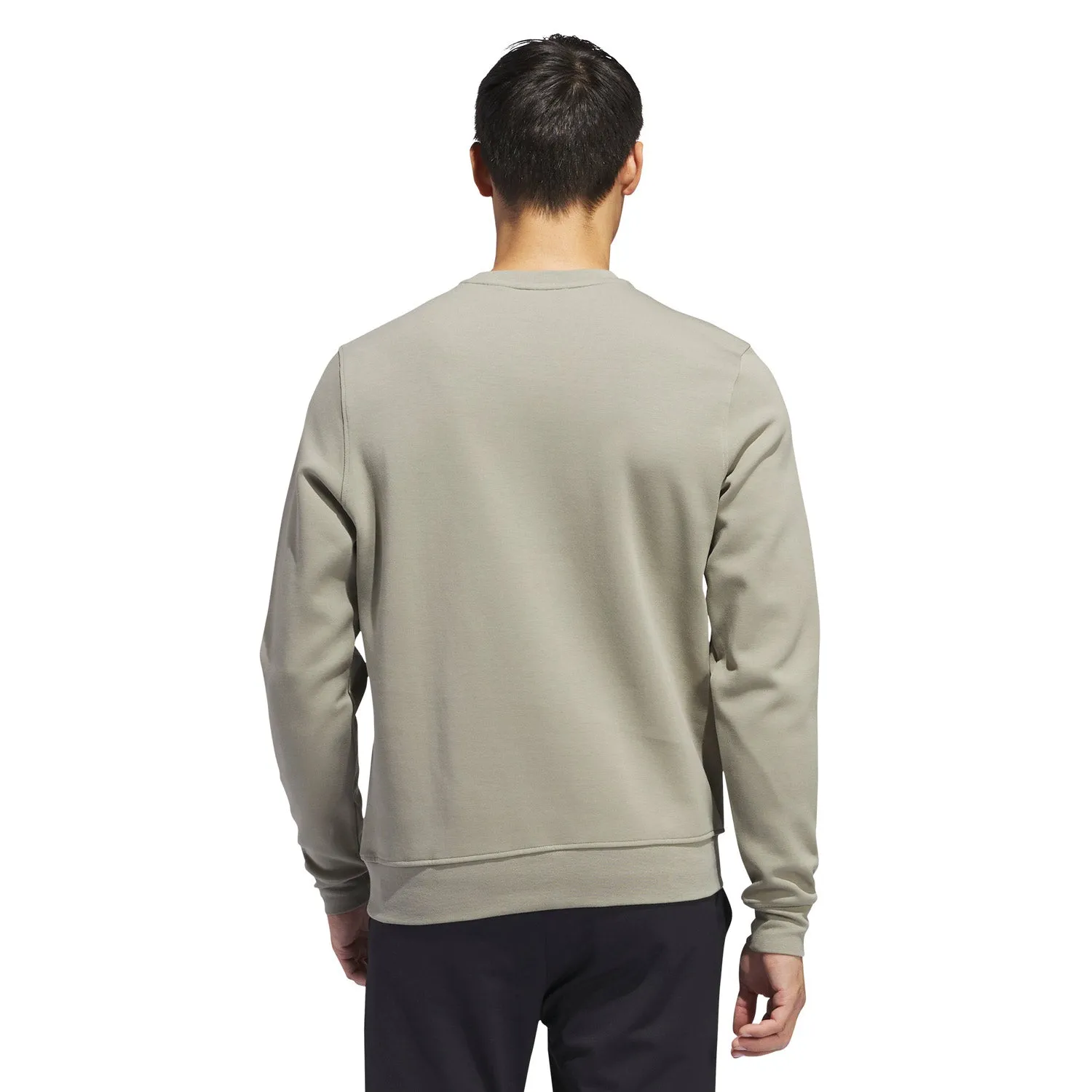 adidas Golf Core Crew Neck Sweatshirt - Silver Pebble