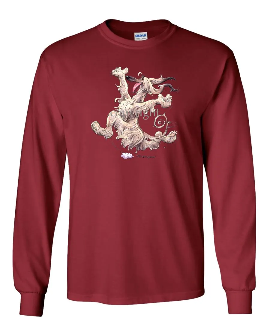 Afghan Hound - Happy Dog - Long Sleeve T-Shirt