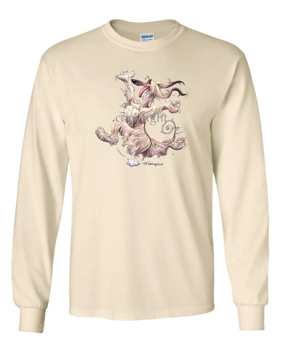 Afghan Hound - Happy Dog - Long Sleeve T-Shirt