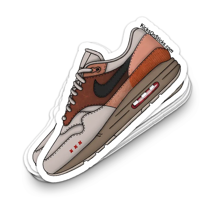 Air Max 1 "Amsterdam" Sneaker Sticker