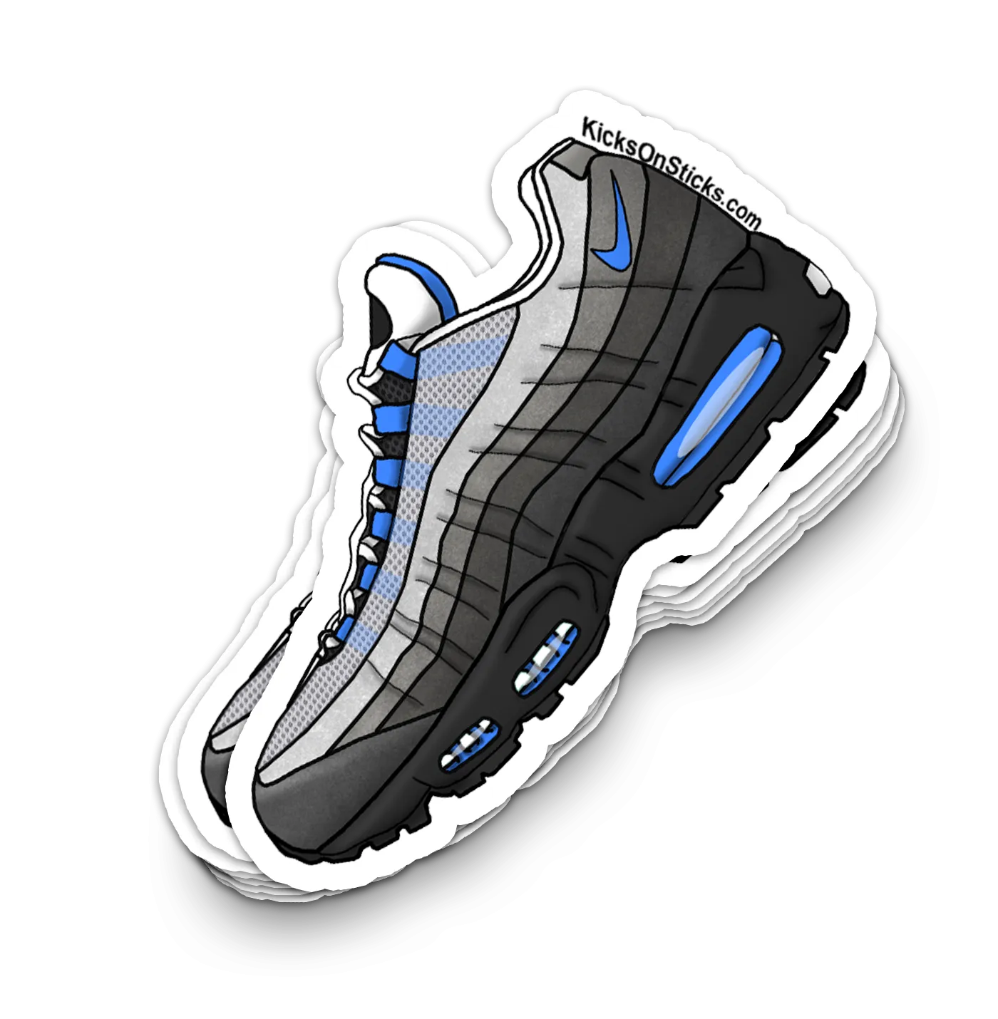 Air Max 95 "Crystal Blue" Sneaker Sticker