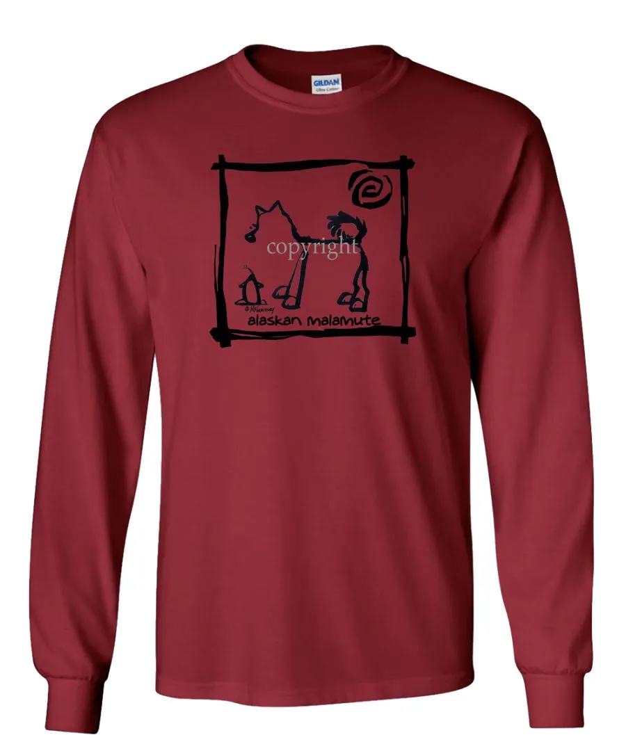 Alaskan Malamute - Cavern Canine - Long Sleeve T-Shirt