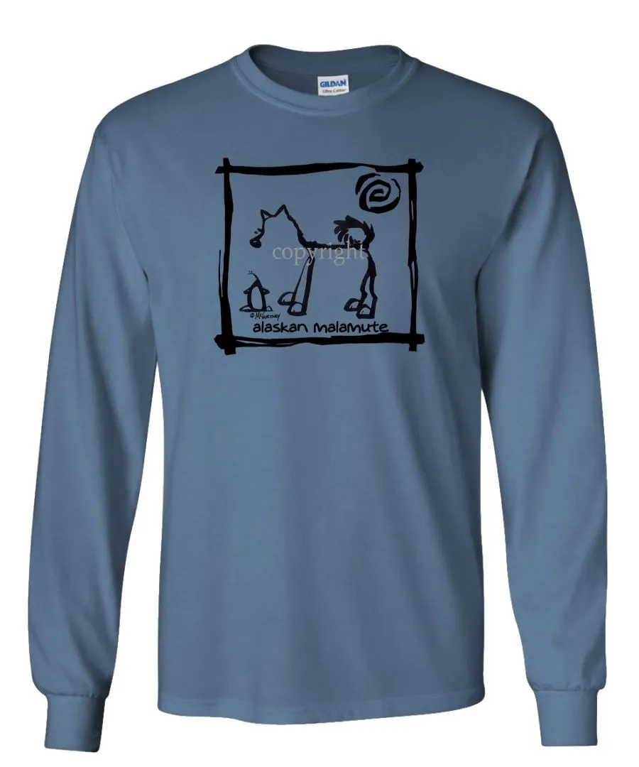 Alaskan Malamute - Cavern Canine - Long Sleeve T-Shirt