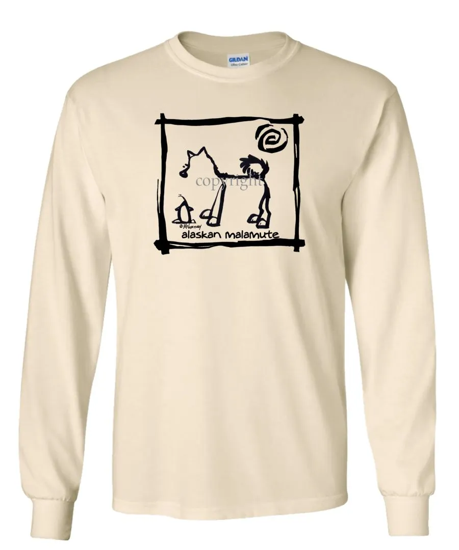 Alaskan Malamute - Cavern Canine - Long Sleeve T-Shirt