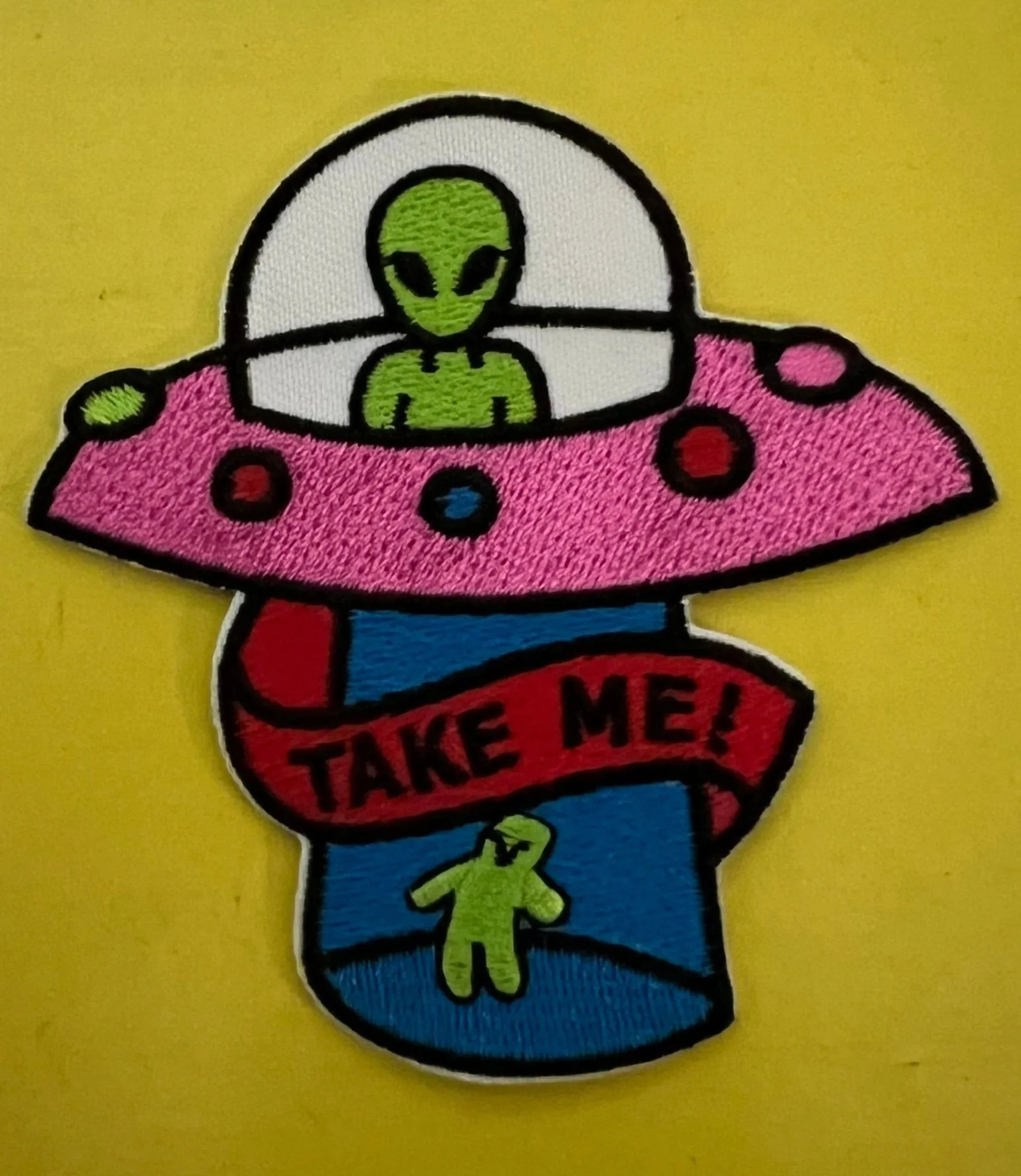 Alien Iron on Patch