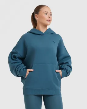 All Day Oversized Hoodie | Lake Blue