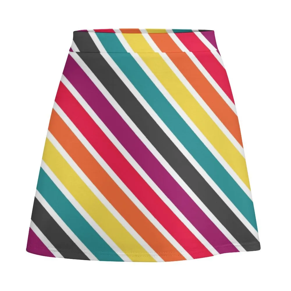 All Over Print Skirt (ALQ) Short skirt