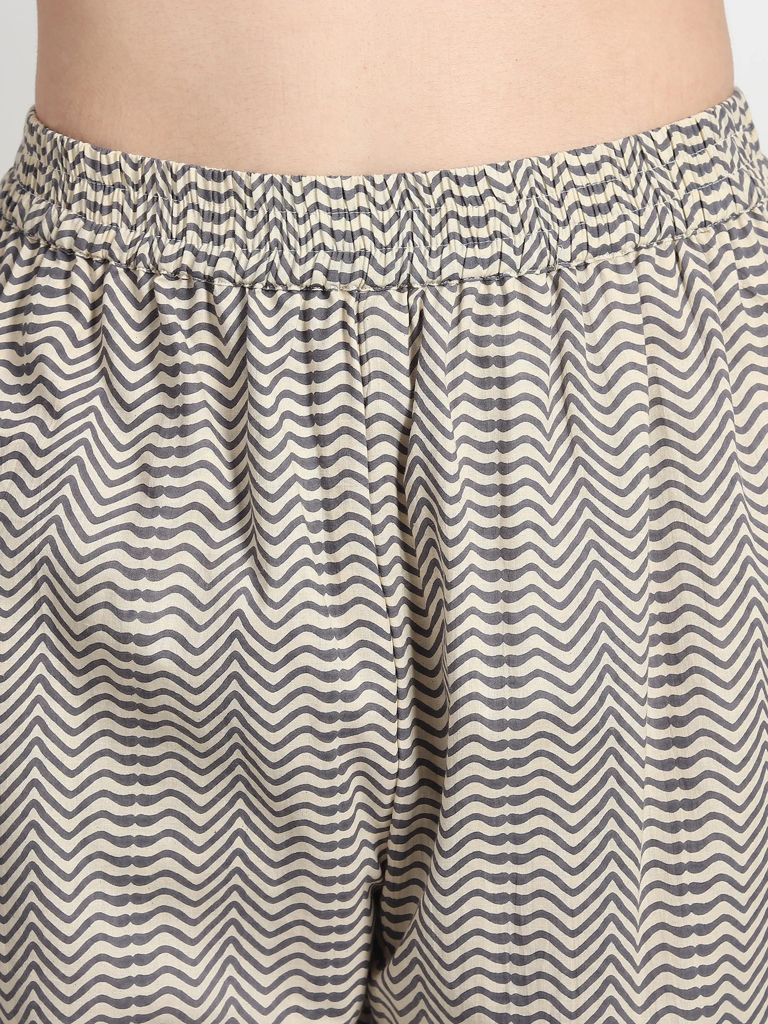 Aran Block Printed Cotton pants