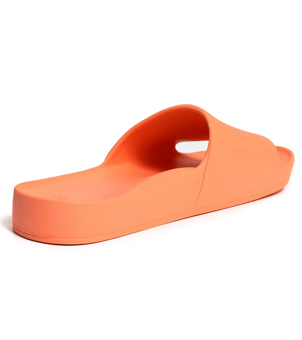 Archie's Footwear Arch Support Slide Sandals Peach