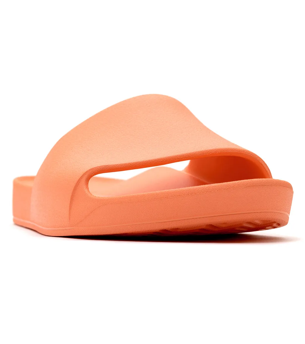 Archie's Footwear Arch Support Slide Sandals Peach