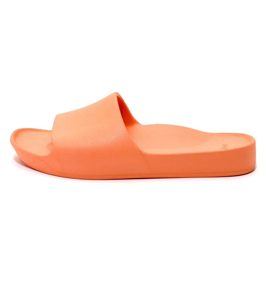 Archie's Footwear Arch Support Slide Sandals Peach