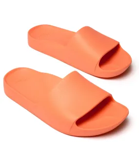 Archie's Footwear Arch Support Slide Sandals Peach