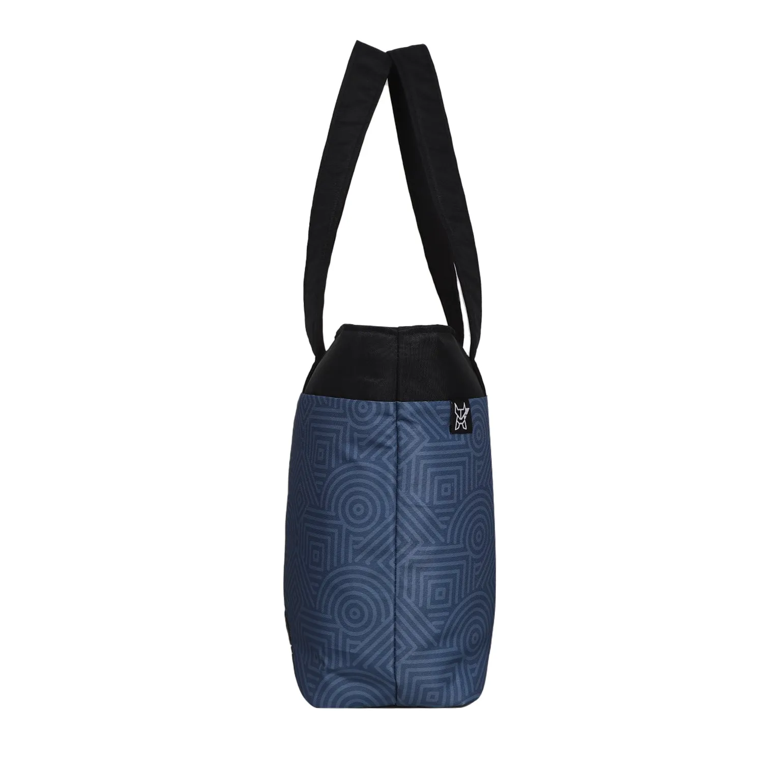 Arctic Fox Lattice Laptop Tote Bag For Women (Dark Denim)