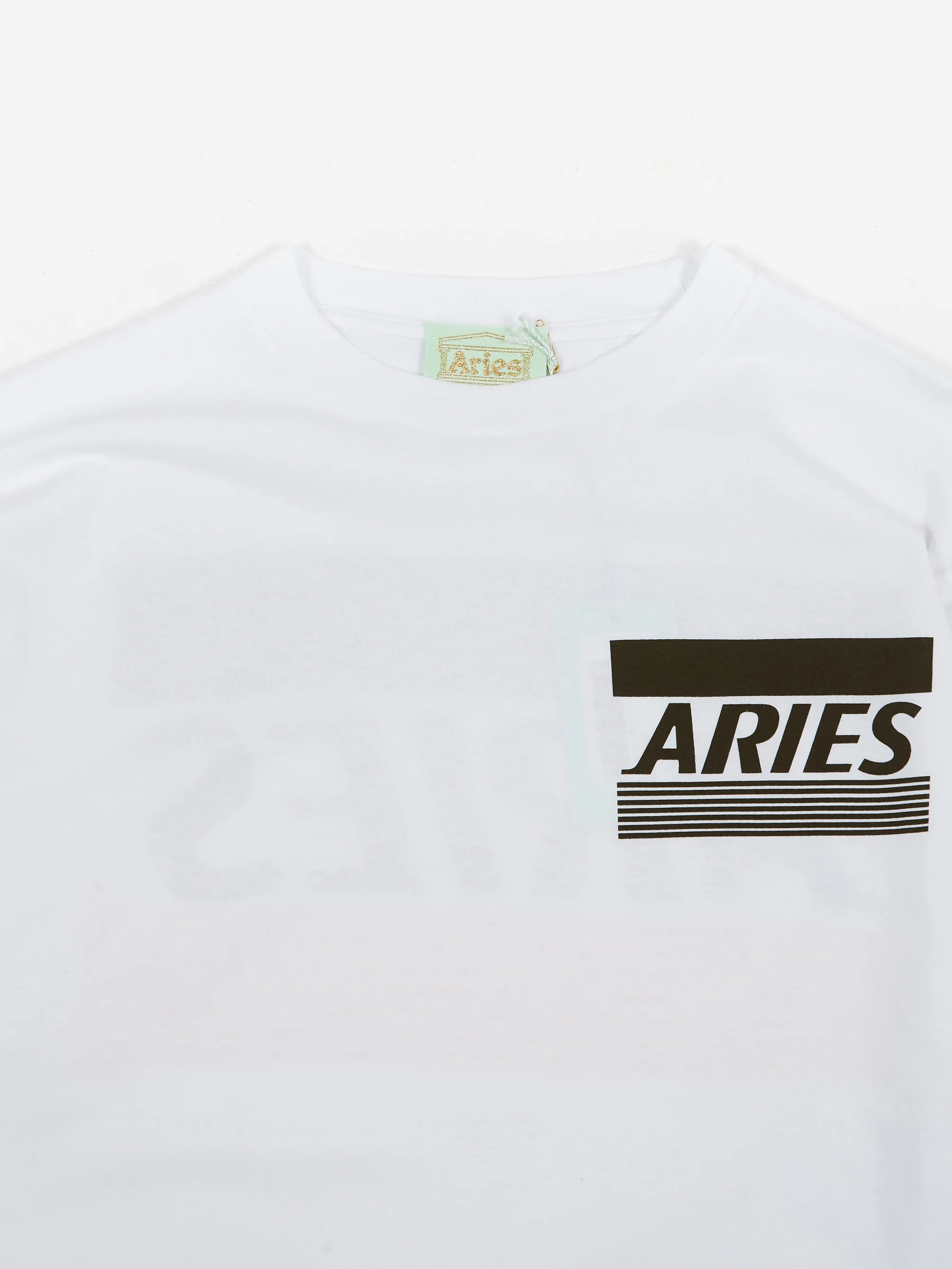 Aries Credit Card Long Sleeve T-Shirt - White