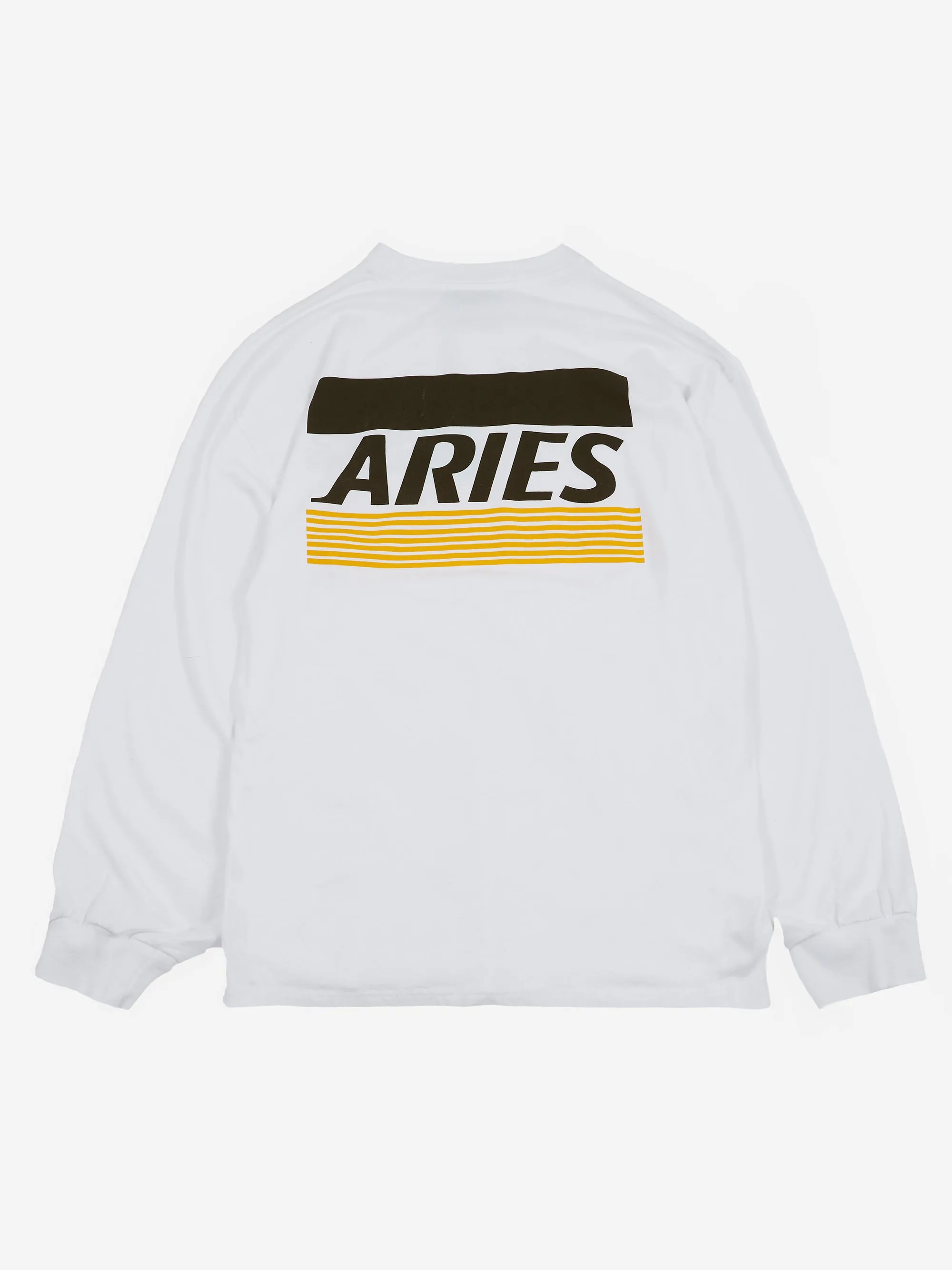 Aries Credit Card Long Sleeve T-Shirt - White