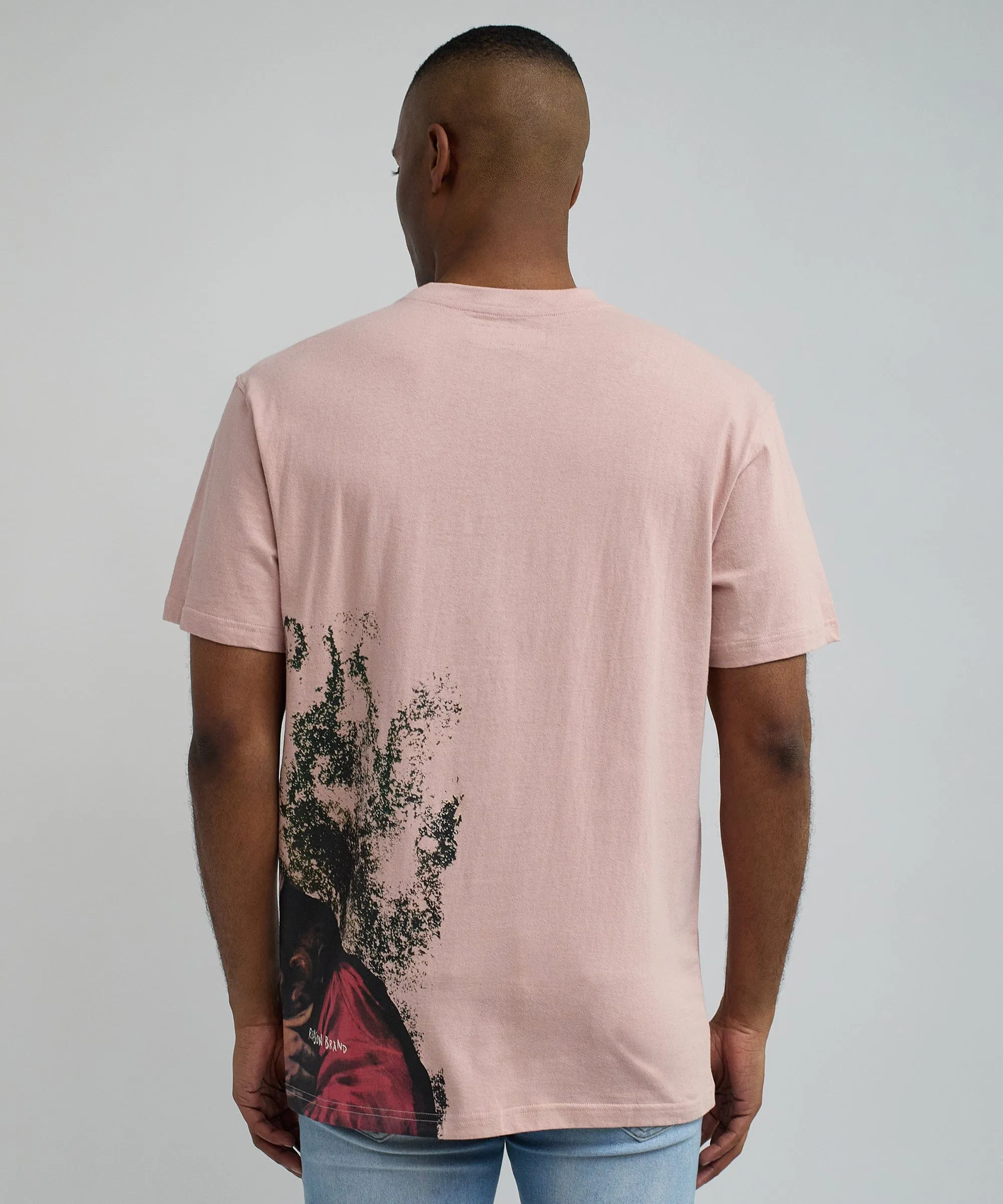 Art Is Not A Crime Oversized Short Sleeve Tee - Pink