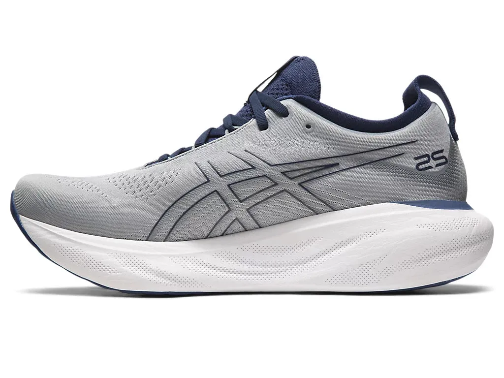 Asics Men's GEL-NIMBUS 25 - SHEET ROCK/INDIGO BLUE